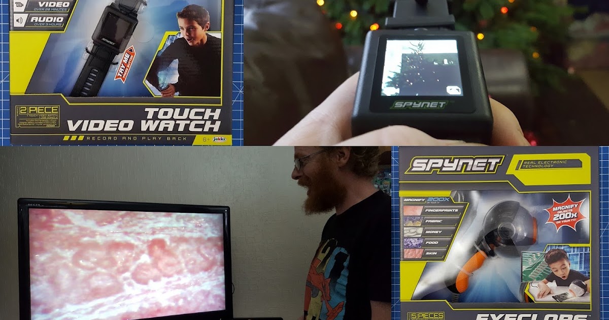 The Brick Castle Spy Net Touch Video Watch and Eyeclops TV
